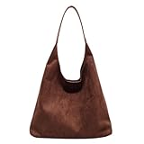 TIAASTAP Tote Bag Wildleder Handtasche Damen Groß Shopper Tasche Shoulder...