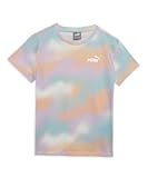 PUMA Unisex ESS+ Summer Daze AOP Tee G T-Shirt, Peach Fizz, 152