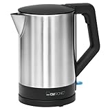 Clatronic® Wasserkocher Edelstahl | 1,5 Liter | BPA frei |...