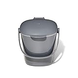 OXO Good Grips Komposteimer grau – geruchsdichter Abfalleimer für die...