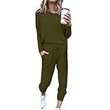 Damen Trainingsanzug Set Outfit Brief Druck Y2k Loungewear Mode Casual...