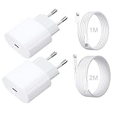 Dual 20W USB C Ladegerät Mit iPhone Ladekabel 2M + iPhone Ladekabel...