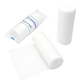 Mullbinden 12 Stück à 10cm x 4,5m | Medizinische PBT Bandagen -...