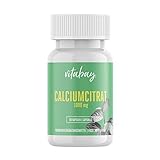 Vitabay Calciumcitrat | 90 natürliche Kapseln | Hochdosiert mit 1000 mg |...