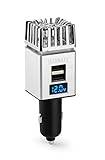 Technaxx Auto Luftreiniger Luftreiniger 12/24V 2xUSB, TX-130 in silber -...