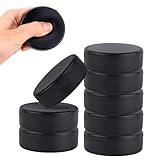 PEUTIER 8St Eishockey Pucks, Durchmesser 7,5cm / Dicke 2,5cm, Leicht...