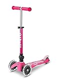mini micro Deluxe Foldable LED | Das ORIGINAL | Kinderroller ab 2 Jahren |...