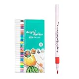 Yorajuy Acryl-Marker-Stifte-Set - Malmarker - Wasserfeste, schnell...