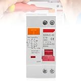 Fi Schutzschalter 16A, AC 230V 30mA C16 1P+N Leitungsschutzschalter,...