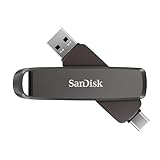 SanDisk Extreme PRO DUAL Drive 1 TB, Flash-Laufwerk 2-in-1 USB Type-A und...