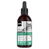 animigo Hanföl für Hunde & Katzen - 60ml Kaltgepresst reines Hanfsamenöl...