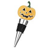 Halloween Weinverschluss - Kürbis Flaschenstöpsel und Wein...
