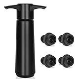 Philorn Wein Vakuumpumpe mit 4 Stopfen, Wein Vakuumpumpe und...