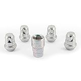 H&R Felgenschloss-Set M14x1.50 Kegelbund - 4 Felgenschloss-Muttern inkl....