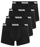 YESWEL Boxershorts Herren, Baumwolle Unterhosen Männer Ohne Kratzenden...