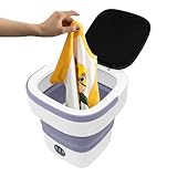 Xigner Mini Waschmaschine Faltbare 12L, Tragbare Camping Waschmaschine mit...