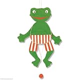 matches21 HOME & HOBBY Frosch Hampelmann DIY Holz Bastelset für Kinder ab...