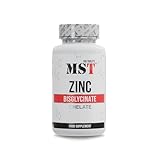 MST Zinc Chelate Bisglycinate 25 mg - hochdosiertes Zink Bisglycinat mit...