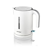 Cloer 4121 Wasserkocher, 2200 W, große Wasserstandsanzeige, Trockengeh-...