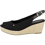 Tommy Hilfiger Damen Wedge Espadrilles Iconic Elba Sling Back Wedge...