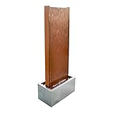 KÖHKO® Wasserwand ca. 97 cm Kombination aus Corten- und Edelstahl...