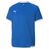 PUMA Unisex Kinder Teamliga Jersey Jr Shirt, Electric Blue Lemonade-puma...