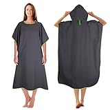 KUOGAS Badeponcho Damen& Herren,Poncho Handtuch,Mikrofaser-Surf Poncho,...