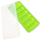 STOBAZA Silikon Eiswürfelform Fächer mit Deckel Bpa frei...