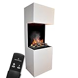 GLOW FIRE Wasserdampf Kamin Beethoven (Standkamin) - Elektrokamin mit...