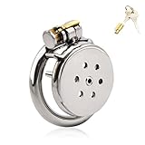 BDSMLOVE Penniskäfig Metall Dilator,Chastity Cage Male small,Penis Käfig...