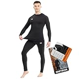 meteor Thermounterwäscheset Herren – Skiunterwäsche Baselayer –...