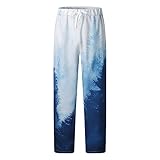 Herren-Hose, Baggy-Blumenmuster, gerades Bein, Freizeithose, Baggy,...