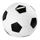 Dewocke Fußball Spardose, 16 cm Bruchsichere Spardose Kinder, Sparschwein...