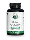 Beta-Carotin Kapseln – Hochdosiert: 300 mg (50.000 IE) aus natürlicher...