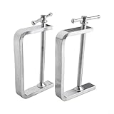 C-Klemme, 2 Stück, robuste C-Klemmen-Set aus legiertem Stahl, für...