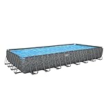 Bestway Rechteckiges Pool-Set APX 365-956 cm x 488 cm x 132 cm –...