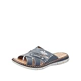 Rieker 25199, Herren Pantoletten, Blau (Denim/Jeans), 40 EU (6.5 UK)