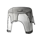 cenrf Transparenter Badhocker, transparent, wasserdicht, rutschfest,...