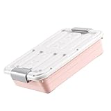Unterbett Aufbewahrungsbox Rollen – Wasserdichter Unterbett Organizer,...