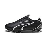 PUMA Vitoria Fg/Ag Jr Soccer Shoe, Black White, 34 EU