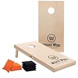 Cornhole Set – 120 x 60 cm – Wicked Wood – offiziell ACL-lizensiertes...