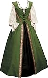 Alebaba Halloween Midevil Faire Kleid Cosplay Steampunk Mittelalter Kleid...