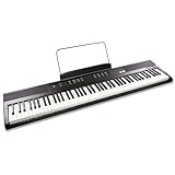 RockJam 88 Key Digital Piano with Full Size Semi-Weighted Keys, Power...