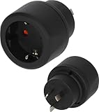 Brennenstuhl Reisestecker/Reiseadapter (Reise-Steckdosenadapter zum...