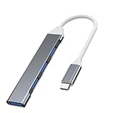 USB-Anschluss-Splitter – Datenadapter mit 4 Ports, tragbares...