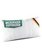 KNERST® Kissen 40x80 cm - Mikrofaser Kopfkissen kuschelweicher...