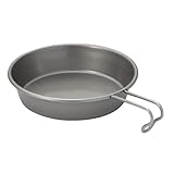 Camping- aus Metall, Campinggeschirr aus Edelstahl, 280 ml, Camping-Pfannen...