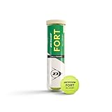 DUNLOP Tennisball Fort All Court TS - für Sand, Hartplatz und Rasen (4...