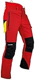 PFANNER® Gladiator® II Schnittschutzhose Rot, XL langgestellt