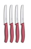 Victorinox Swiss Classic Frühstücksmesser, Brötchenmesser, Set 4teilig,...